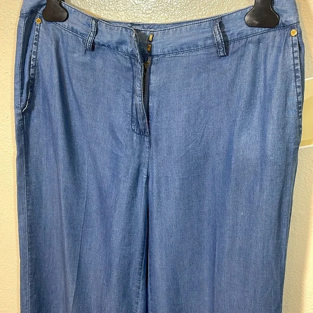 Michael Kors Woman's Casual Flat Front Casual Pants Trousers Size 4